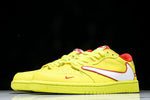 Travis Scott AJ1 Low x Supreme 'Yellow White' (Custom)