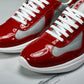 Prada America's Cup Sneaker 'Red Silver'