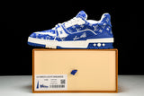 Louis Vuittоп Trainer Low 'Blue Monogram Textile'