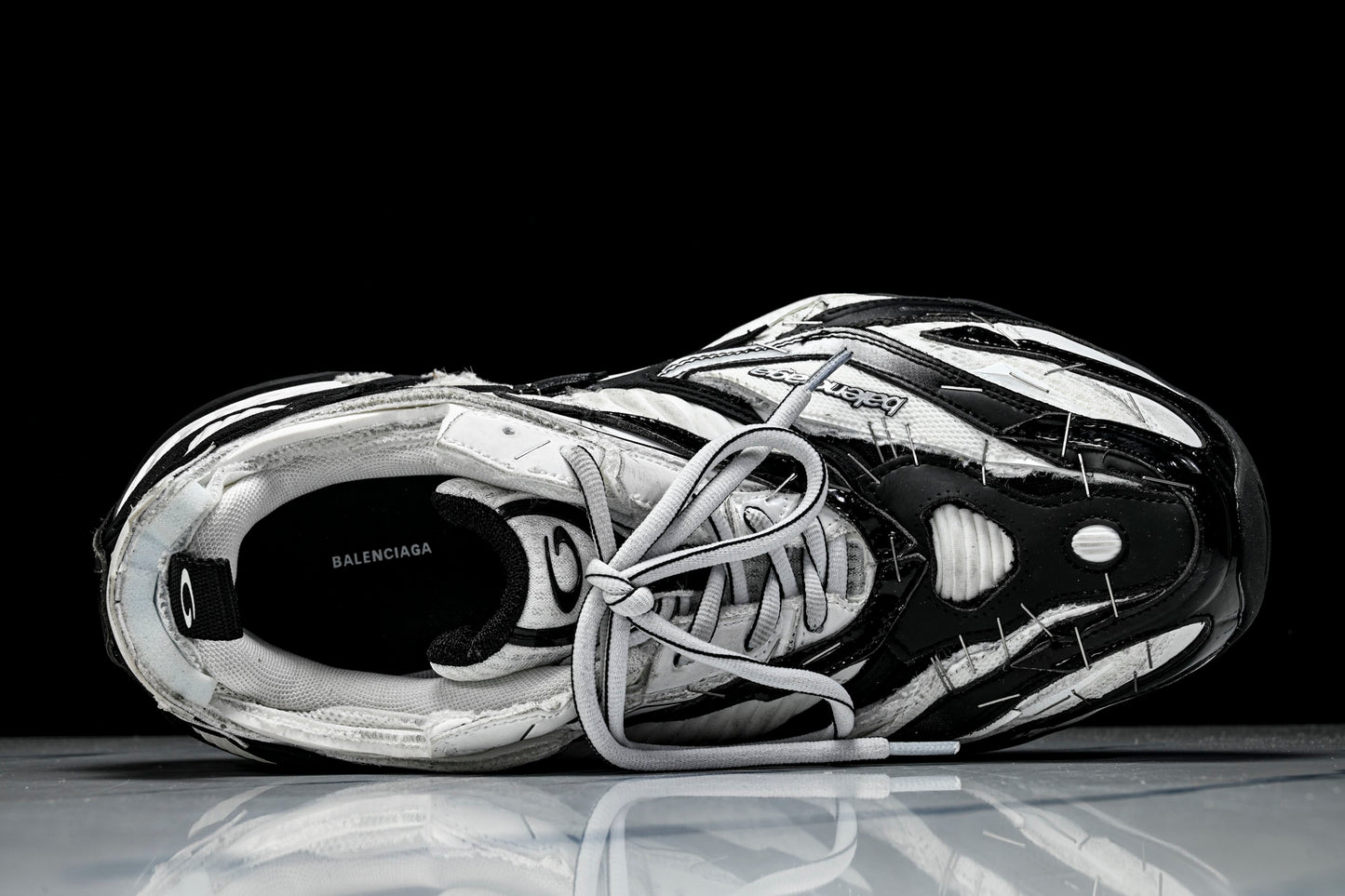 Вalenciaga Soleless Sneaker 'White Black'