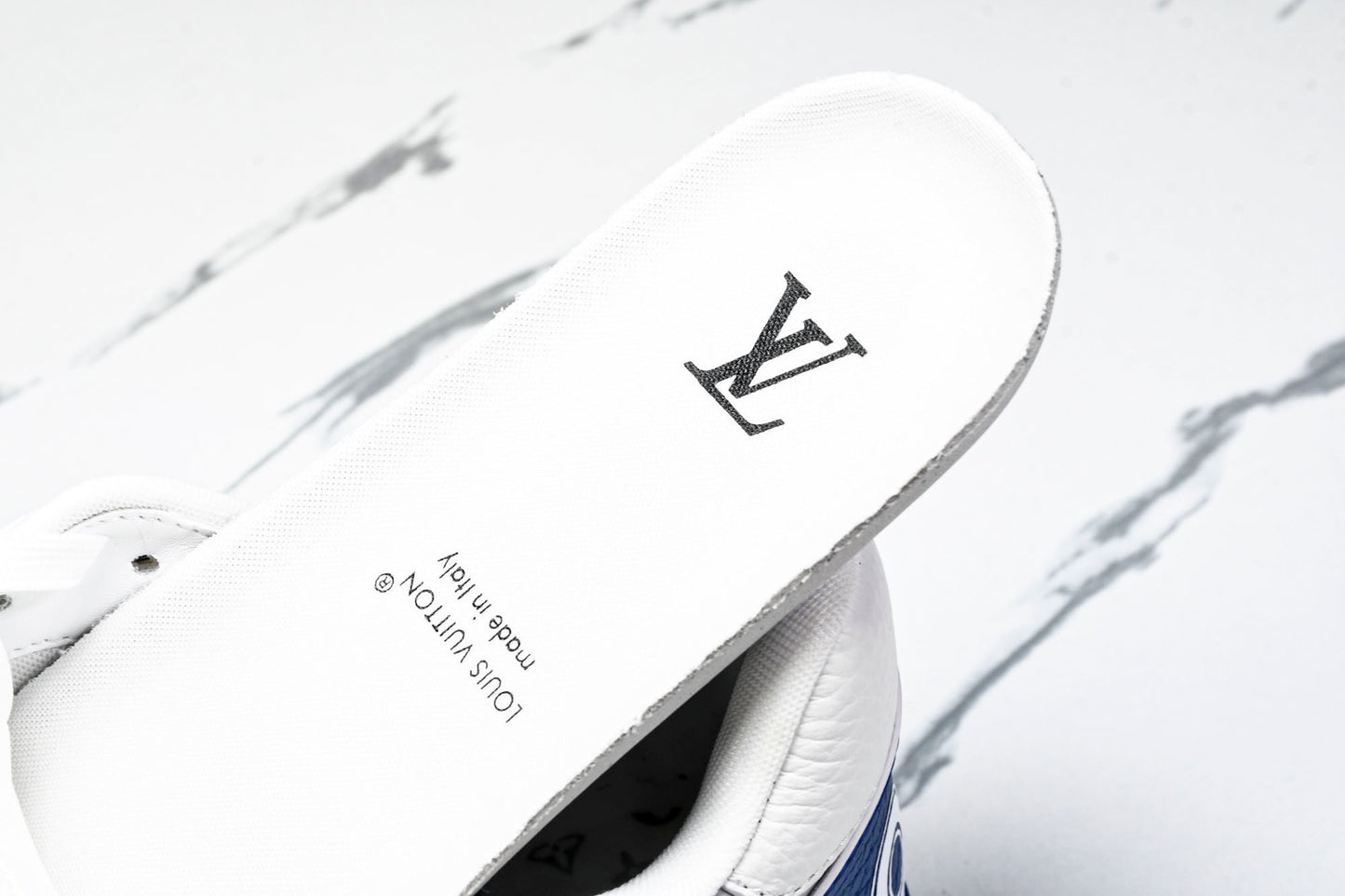 Louis Vuittоп Trainer Low Velcro Strap 'Perforated Blue'