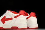 Off-White Out Of Office OOO Low Top 'White Red'