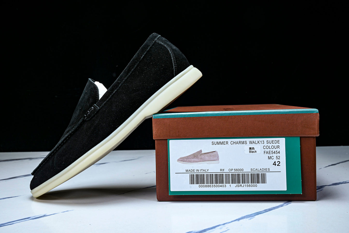 Loro Piana Summer Walk Loafer 'Black'