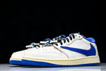 Travis Scott AJ1 Retro Low OG x Fragment ‘Sail Military Blue’