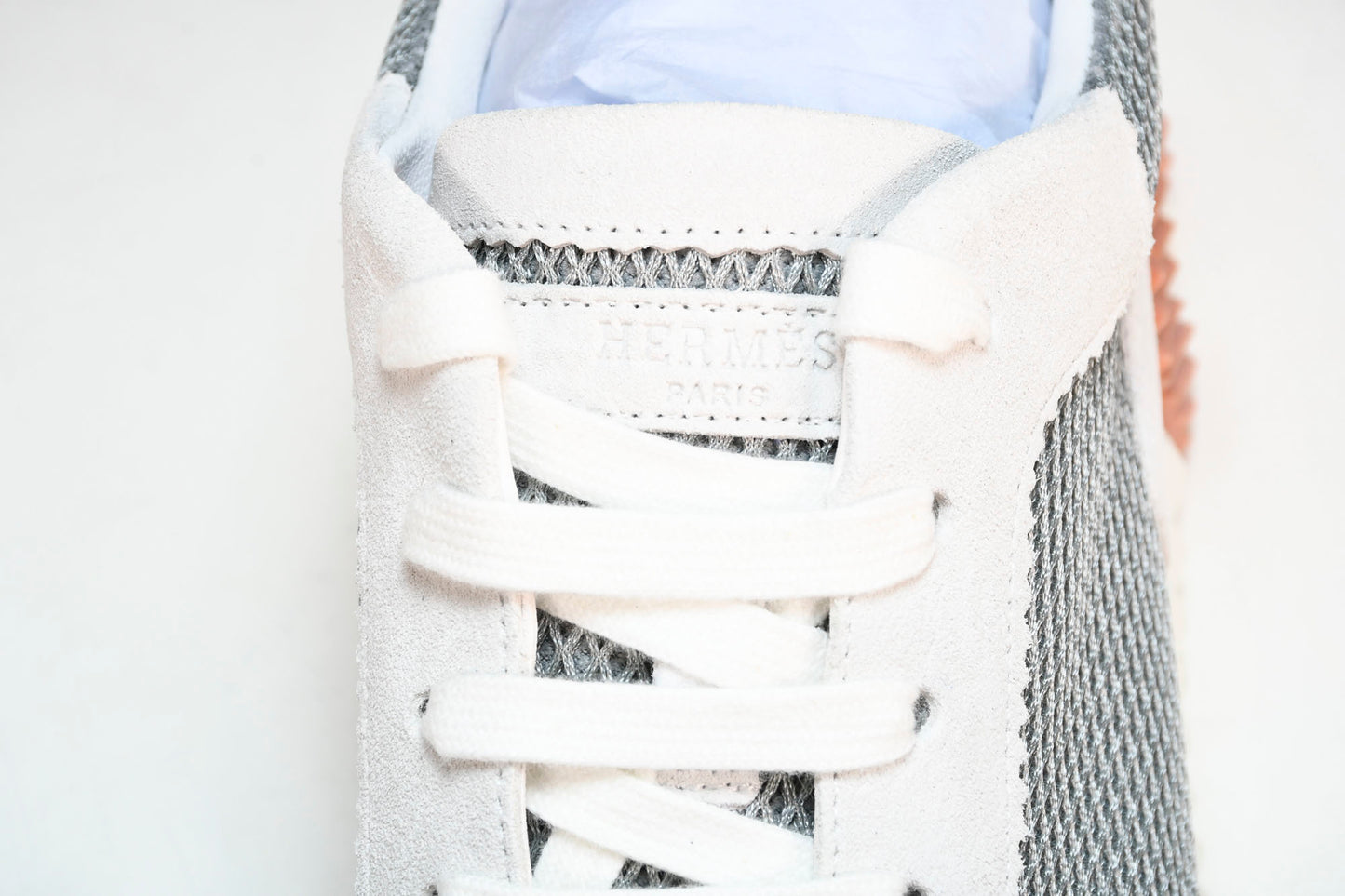 Hermès Bouncing Sneaker 'Gris Lulea Blanc'