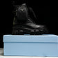 Prada Monolith Boots with Pouch 'Black'