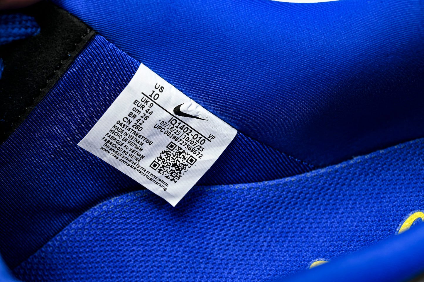 Central Cee Syna x AF1 Low 'Racer Blue Optic Yellow' (Friends & Family)