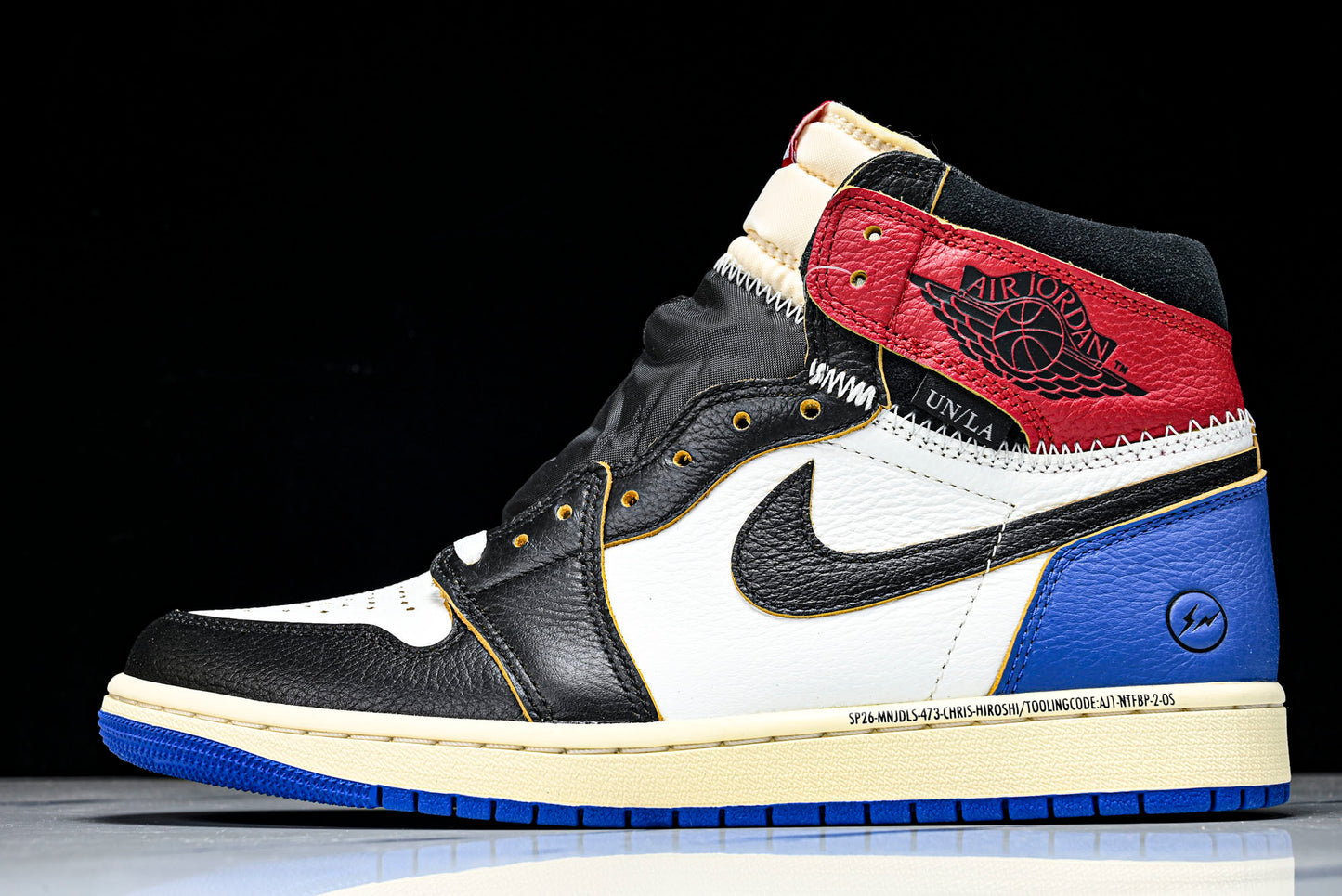 Union LA x Fragment x AJ1 Retro High 'Varsity Red Sport Royal'