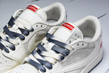 Travis Scott AJ1 Low x Supreme 'White Grey Sole' (Custom)