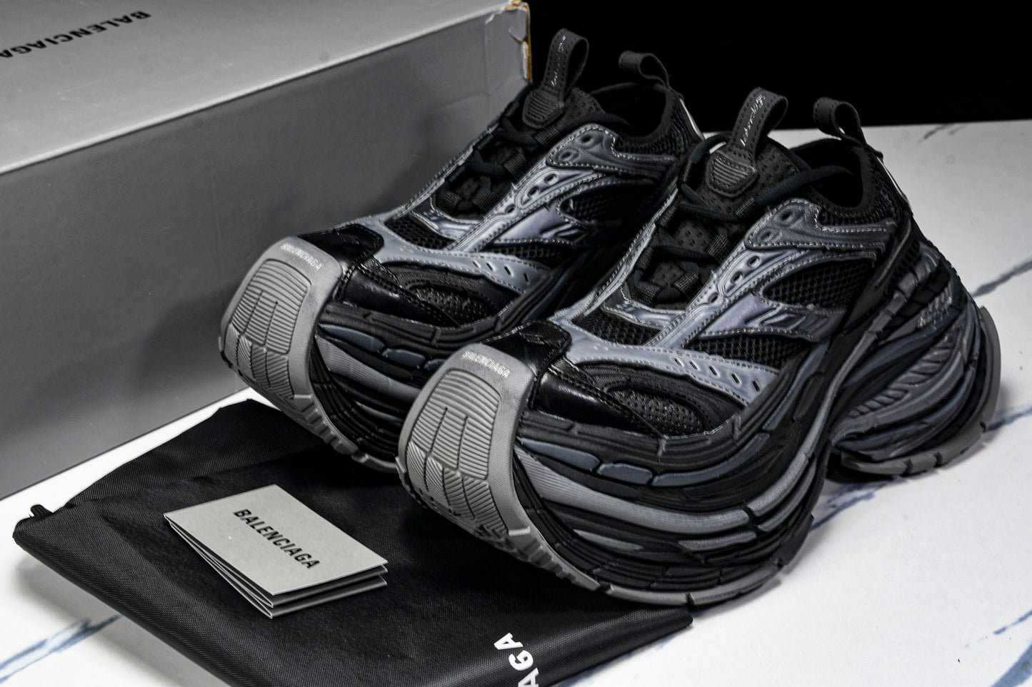 Вalenciaga Platform Sneaker 'Dark Grey Black'