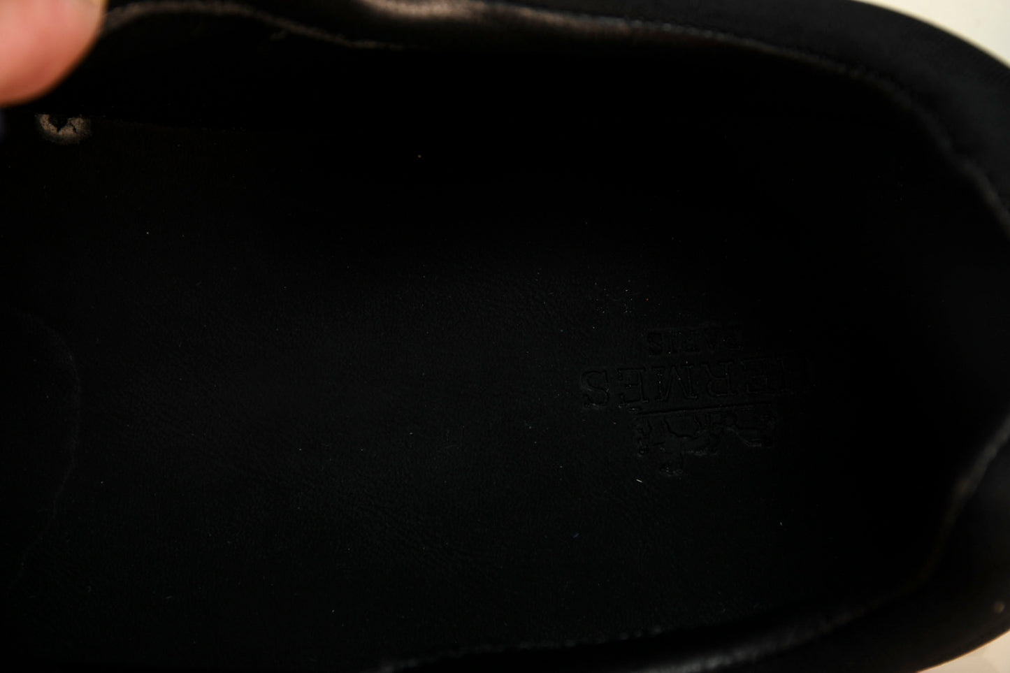 Hermès Bouncing Sneaker 'Noir Bordeaux'