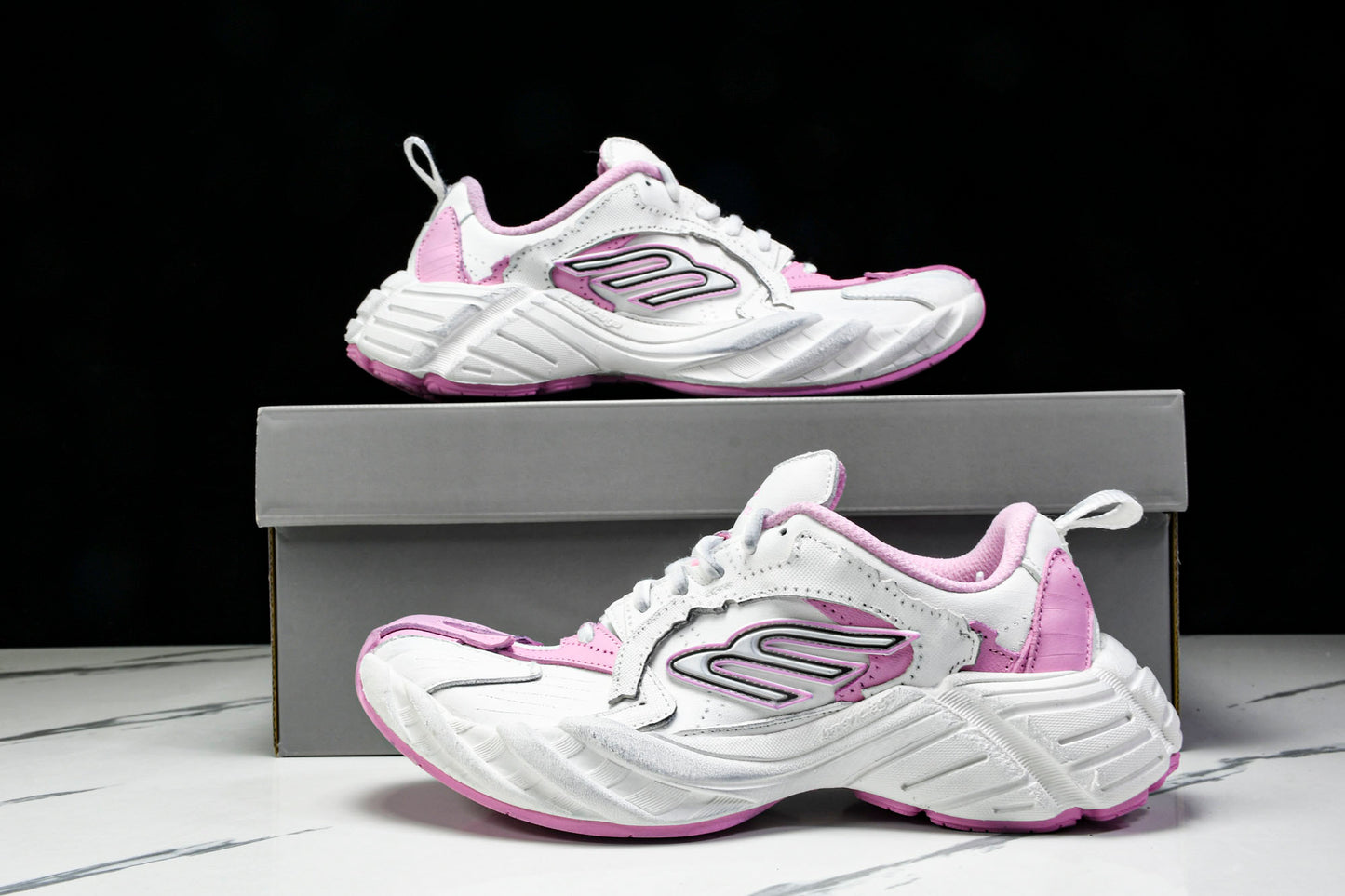 Вalenciaga Monday Shoe 'White Pink'