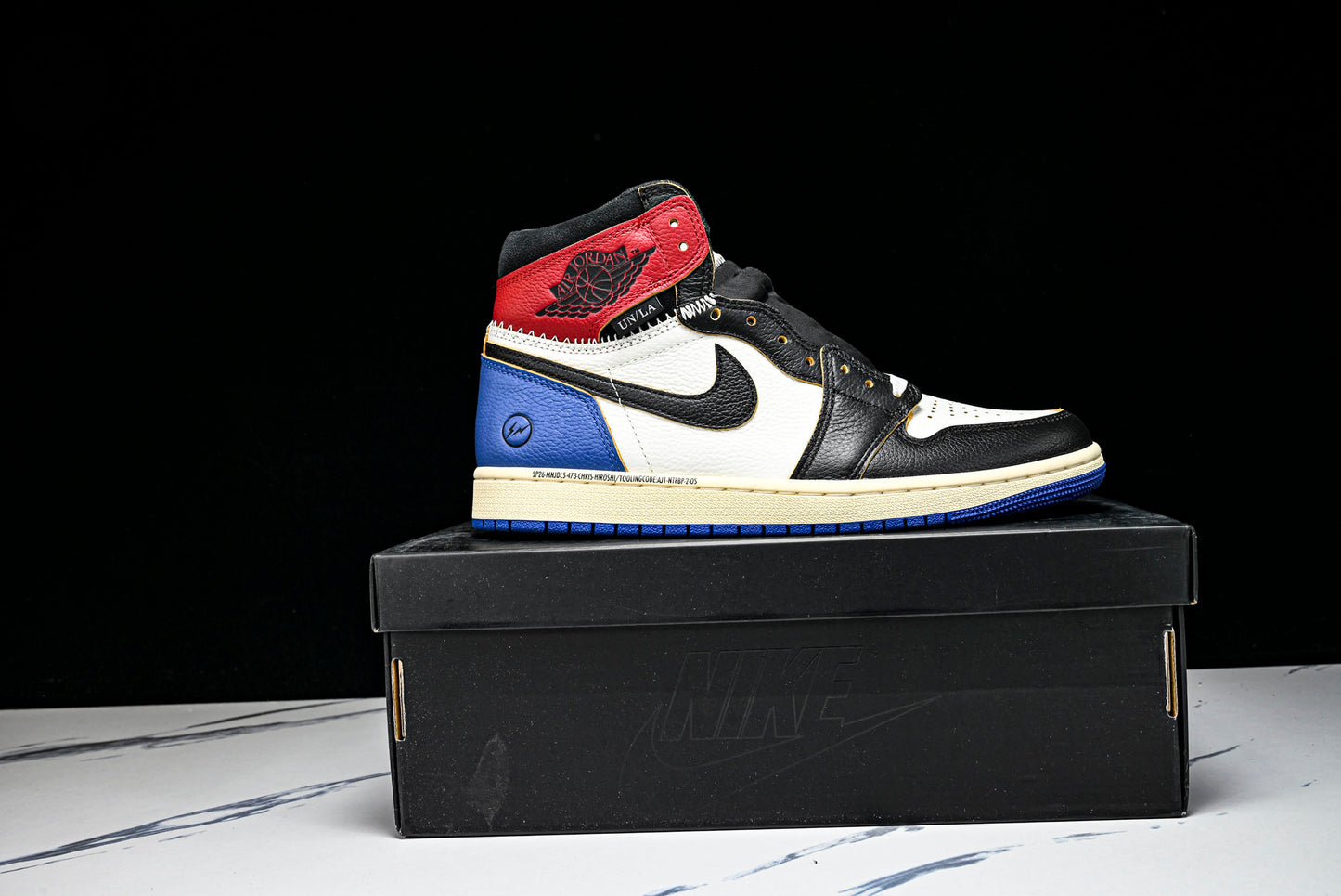 Union LA x Fragment x AJ1 Retro High 'Varsity Red Sport Royal'