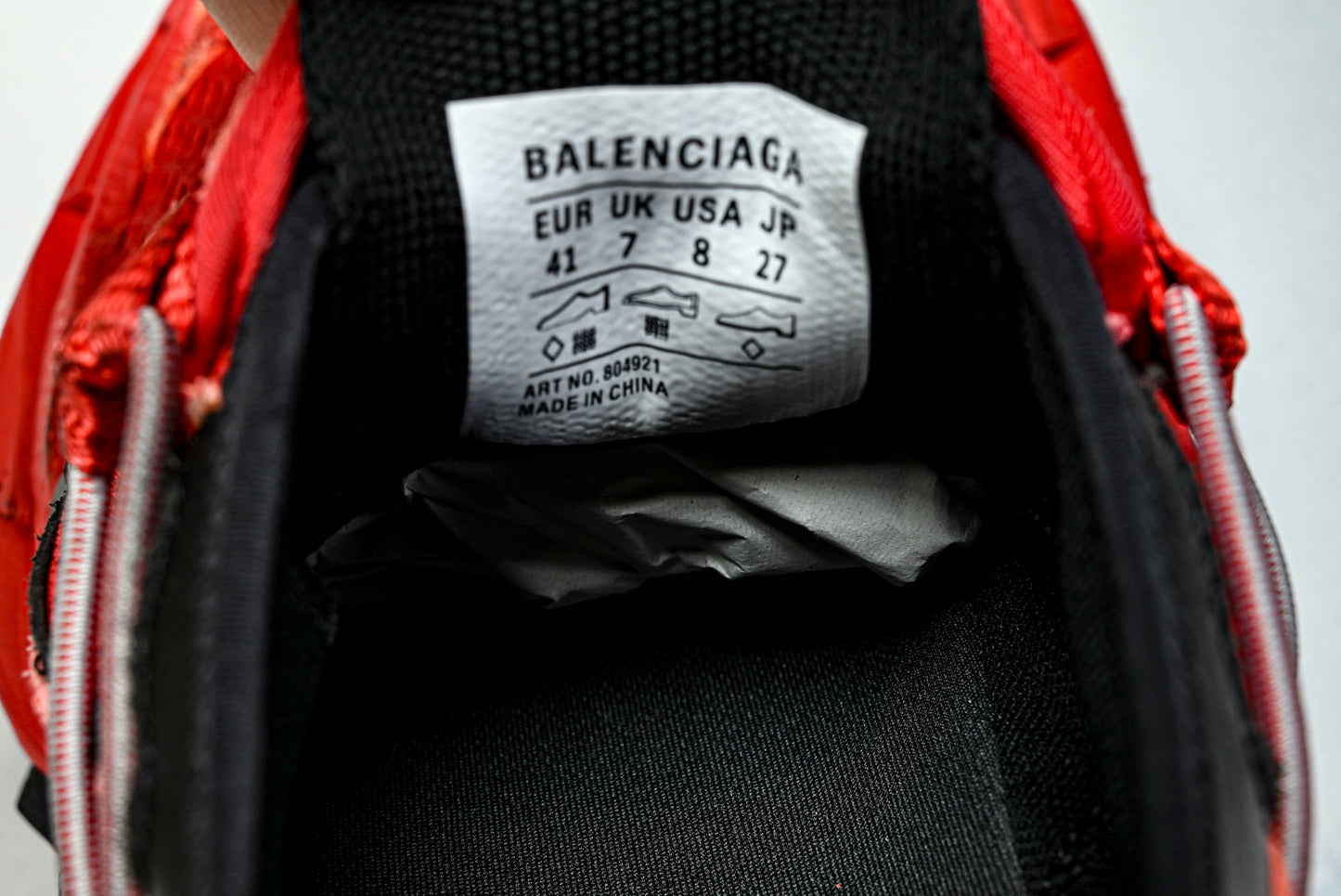 Вalenciaga Hike Sneaker 'Red Black'