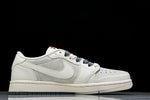 Travis Scott AJ1 Low x Supreme 'White Grey Sole' (Custom)
