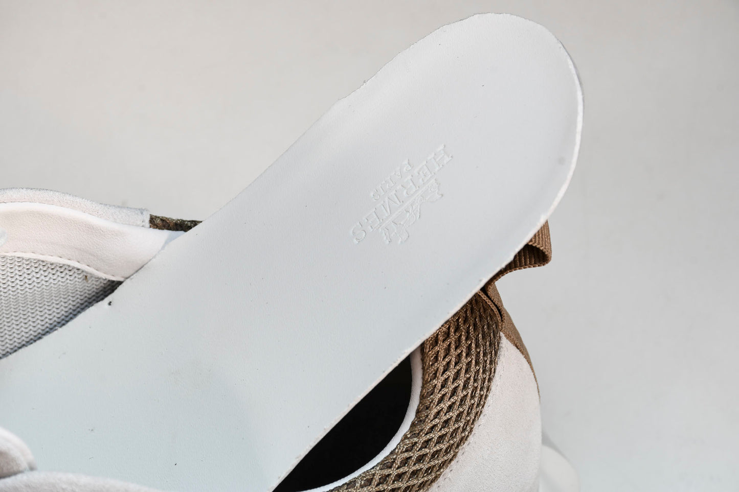 Hermès Bouncing Sneaker 'Beige Argile Blanc'