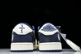 Travis Scott AJ1 Low x BAPE 'Grey Navy' (Custom)