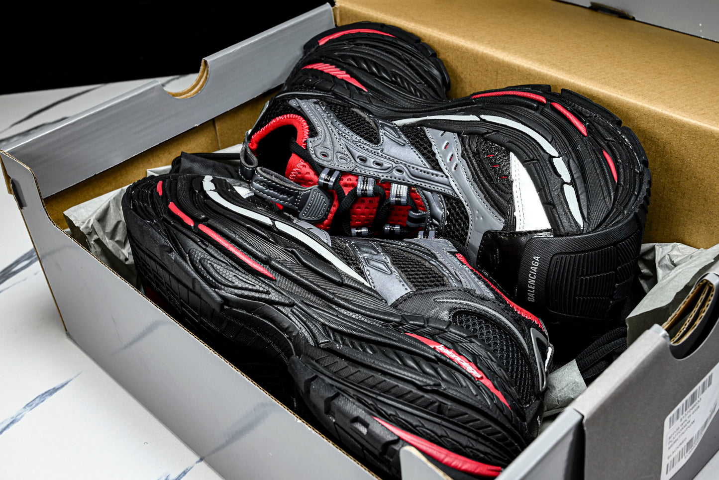 Вalenciaga Platform Sneaker 'Black Red'