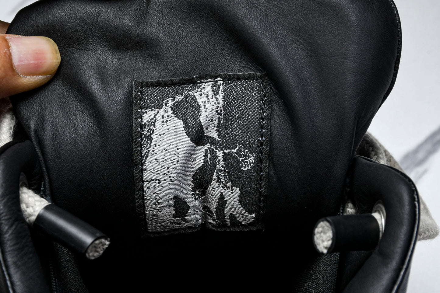 Rick Owens Luxor Jumbo Lace Padded Low 'Black'