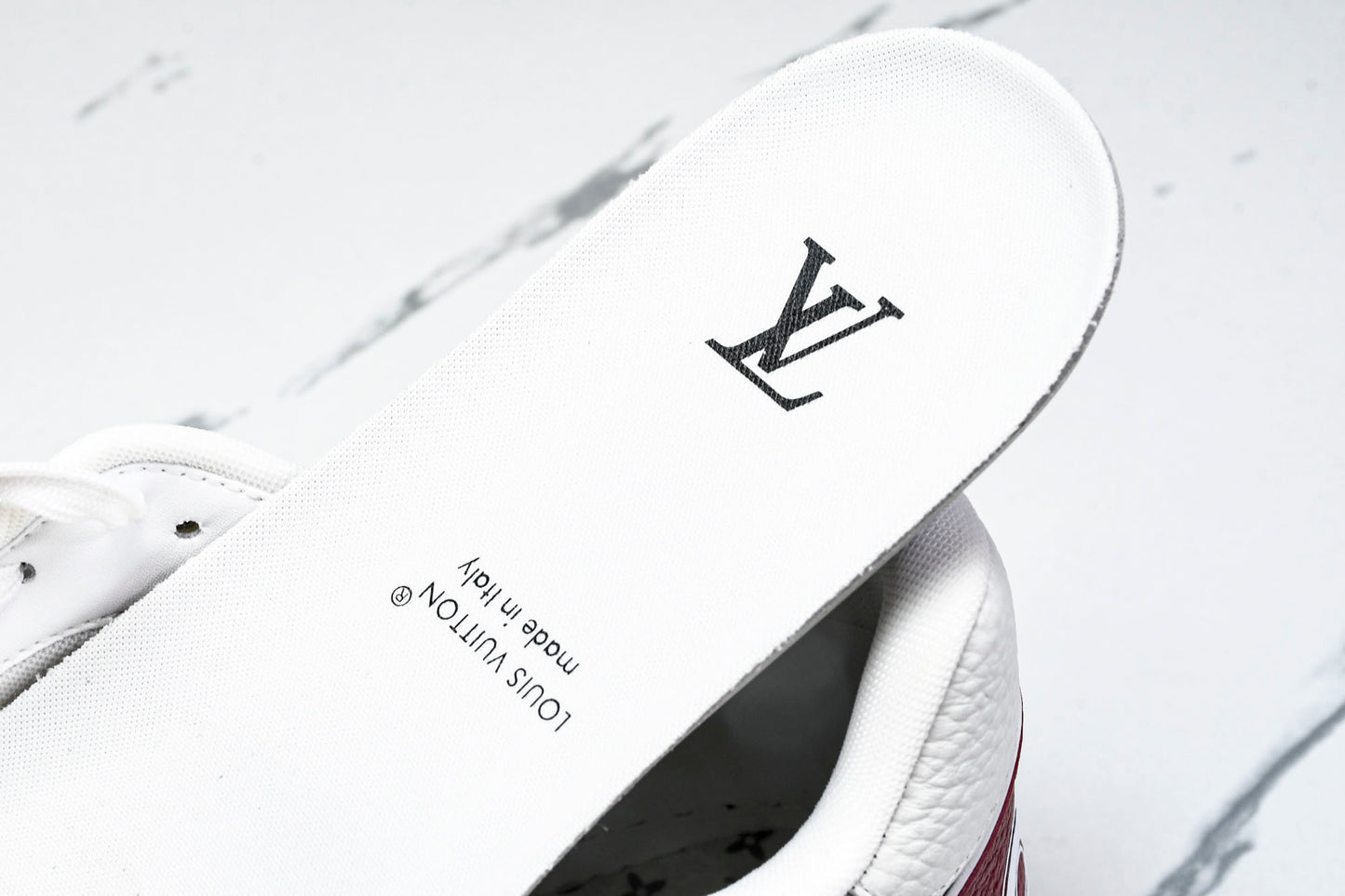 Louis Vuittоп Trainer Low Velcro Strap 'Perforated Red'
