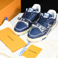 Louis Vuittоп Trainer Low Velcro Strap 'Navy Mesh'