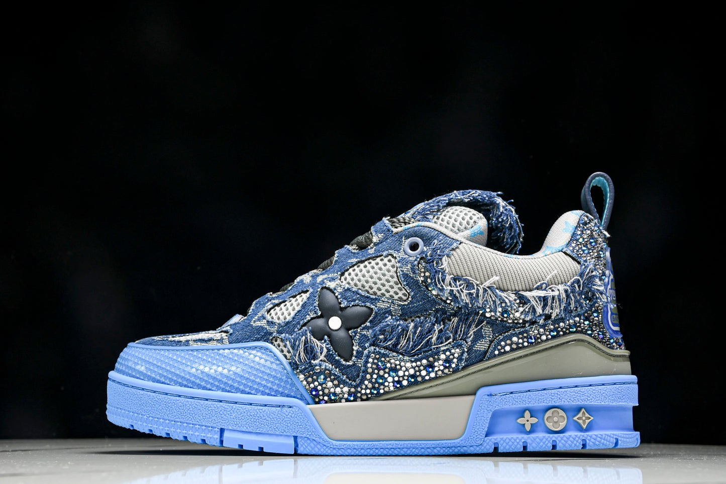 Louis Vuittоп Skate Sneaker 'Blue Denim Crystals'