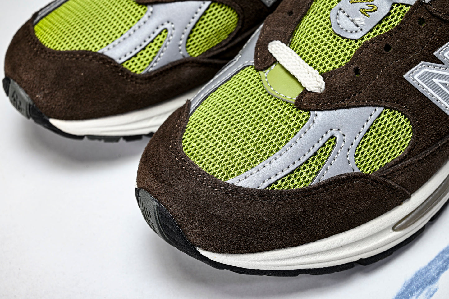 NB 991v2 MiUK x Daniëlle Cathari x Kith 'Reverse Matcha'