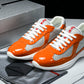 Prada America's Cup Sneaker 'Orange Silver'