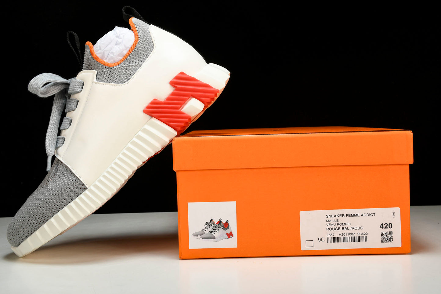 Нermès Depart Sneaker 'Gris Blanc'