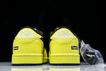Travis Scott AJ1 Low x Supreme 'Yellow Black' (Custom)