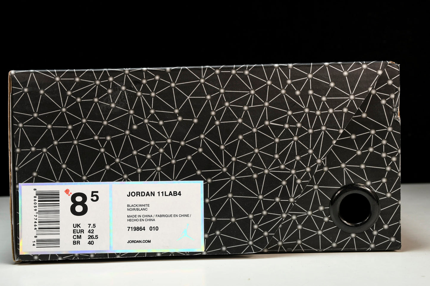 AJ4 Retro 11Lab4 'Black'