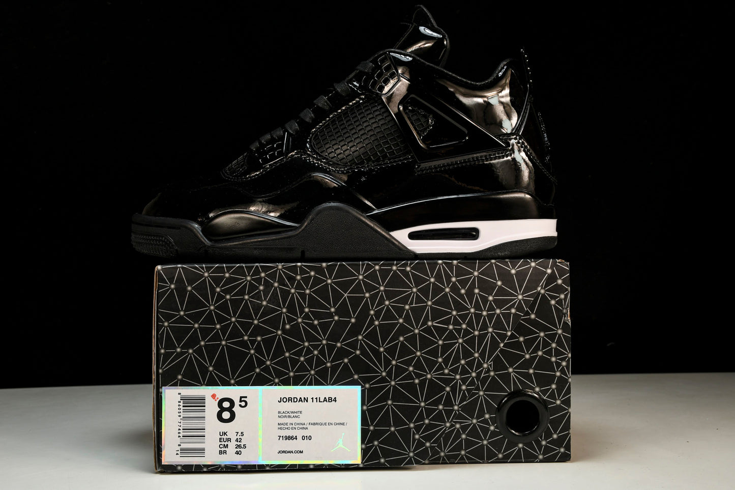 AJ4 Retro 11Lab4 'Black'