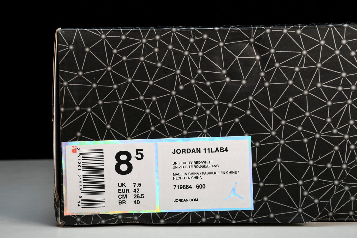 AJ4 Retro 11Lab4 'Red'