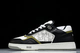 D1or B27 Low Galaxy Leather 'Black White Green'