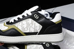 D1or B27 Low Galaxy Leather 'Black White Green'