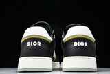 D1or B27 Low Galaxy Leather 'Black White Green'