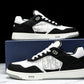 D1or B27 Low Galaxy Leather 'Black White'