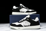 D1or B27 Low Galaxy Leather 'Black White'