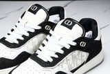 D1or B27 Low Galaxy Leather 'Black White'