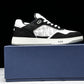 D1or B27 Low Galaxy Leather 'Black White'