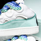 Lanvin Curb Sneaker 'White Blue'