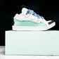Lanvin Curb Sneaker 'White Blue'