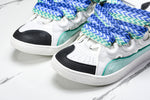 Lanvin Curb Sneaker 'White Blue'