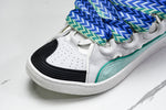 Lanvin Curb Sneaker 'White Blue'