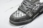 Louis Vuittоп Trainer Low 'Black Distressed'