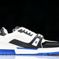 Louis Vuittоп Trainer Low 'Black White Blue Sole'