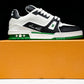 Louis Vuittоп Trainer Low 'Black White Green Sole'