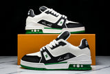 Louis Vuittоп Trainer Low 'Black White Green Sole'