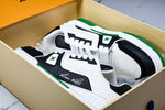 Louis Vuittоп Trainer Low 'Black White Green Sole'