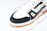 Louis Vuittоп Trainer Low 'Black White Orange Sole'